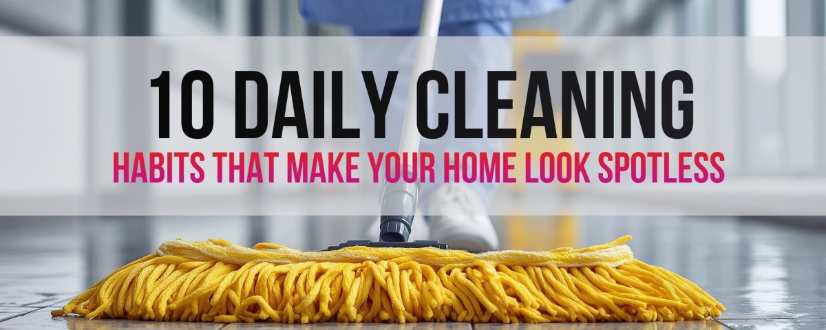 10 Daily Cleaning Habits That Make Your Home Look Spotless
